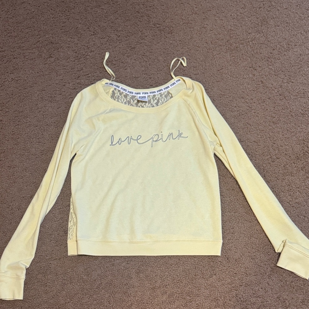 Victoria's Secret PINK Lace Detail Top